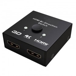 Comutator HDMI bi-directional 2x1 Switch sau 1x2 Splitter, cu doua porturi, TarTek 