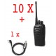 Set 10 statii radio portabile emisie receptie PROGRAMATE in banda de licenta libera, Walkie Talkie, Baofeng BF-888, cu cablu pentru programare prin PC Set 10 statii radio portabile emisie receptie PROGRAMATE in banda de licenta libera, Walkie Talkie, Baofeng BF-888, cu cablu pentru programare prin PC