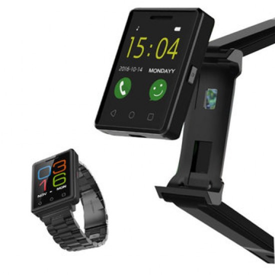 Ceas smartwatch TarTek™ G7-ritm cardiac-cartela SIM-1.54 inch HD touchscreen, Black Edition