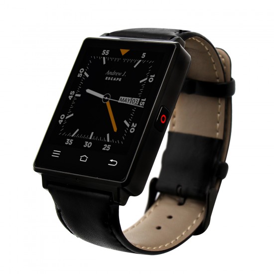 Ceas Smartwatch NO.1, TarTek™ D6, WI-FI, 3G, 1GB Ram Black Edition