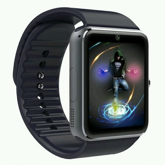 Ceas Smartwatch cu Telefon GT, Camera 1,3 Mpx, Apelare BT, IOS-ANDROID, Black edition