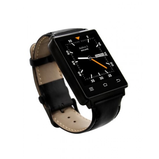 Ceas Smartwatch NO.1, TarTek™ D6, WI-FI, 3G, 1GB Ram Black Edition