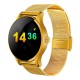 Ceas Smartwatch TarTek™ K88H Android si IOS, Metalic, Gold Edition