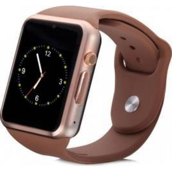 Ceas SmartWatch TarTek™- Watch Brown Edition, Telefon microSIM, microSD camera Ceas SmartWatch TarTek™- Watch Brown Edition, Telefon microSIM, microSD camera