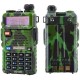 Statie radio portabila emisie receptie, Walkie Talkie Baofeng UV-5R, 5W camuflaj, editie army, 136 - 174 MHz / 400-520 Mhz