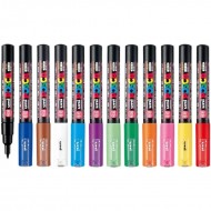 Set 12 Markere Multicolor Posca, PC-1M 