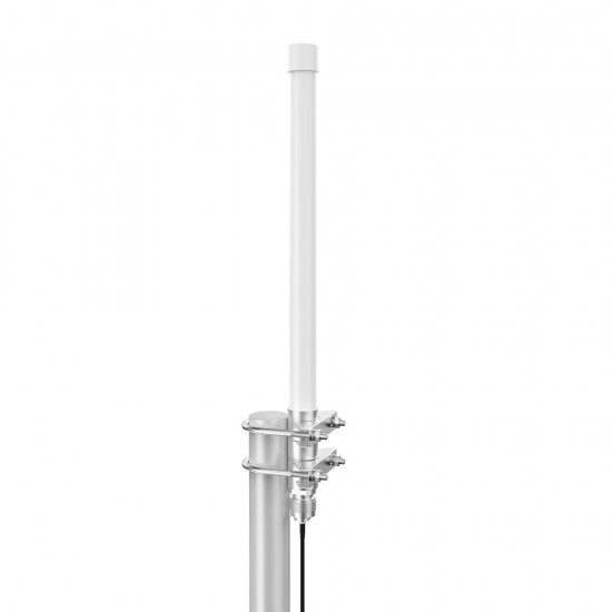 Antena omnidirectionala LoRa fiberglass 5.8 dbi, 0.5m, frecventa EU 868 pentru hotspot HNT, Helium, mufa N tata