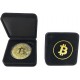 Moneda colectie Bitcoin in cutie de prezentare