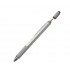 Unealta multifunctionala tip pix 6 in1, argintiu, Rigla, 2 Surubelnite, Touchscreen Pen, Nivela cu Bula, TarTek