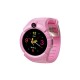 Ceas telefon Smartwatch cu GPS pentru copii TarTek™ Q610 ROZ setat in reteaua Telekom
