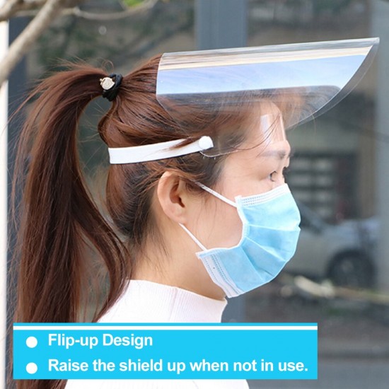 Viziera, ecran transparent pentru protectie faciala